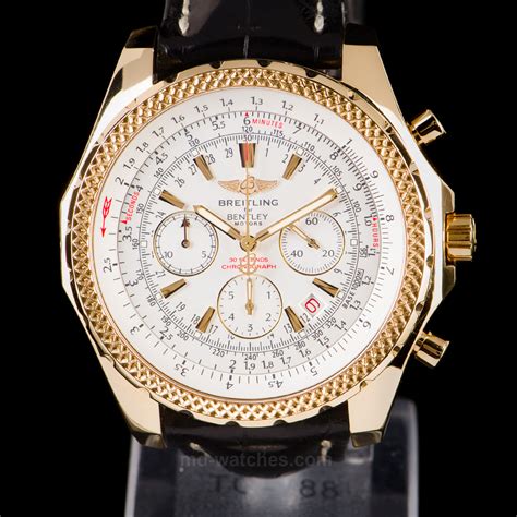 breitling bentley gold